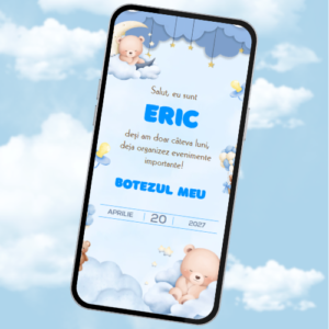 Invitație botez video Magic