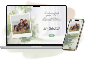 Invitație nuntă online Eternity