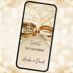 Invitație nuntă video Moments